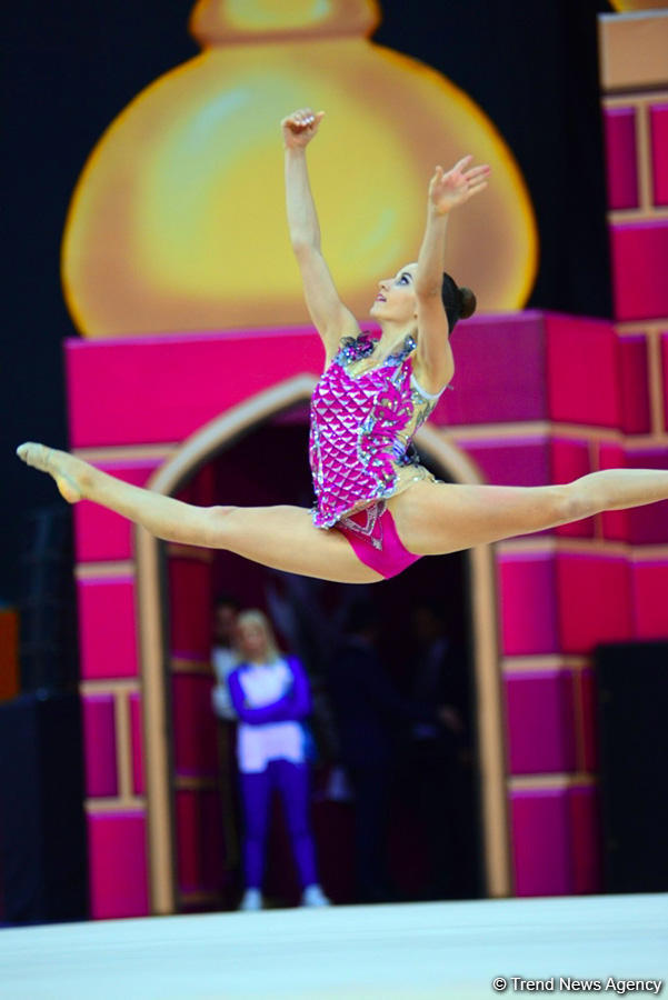 Competitions of 37th Rhythmic Gymnastics World Championships underway in Baku (PHOTO)