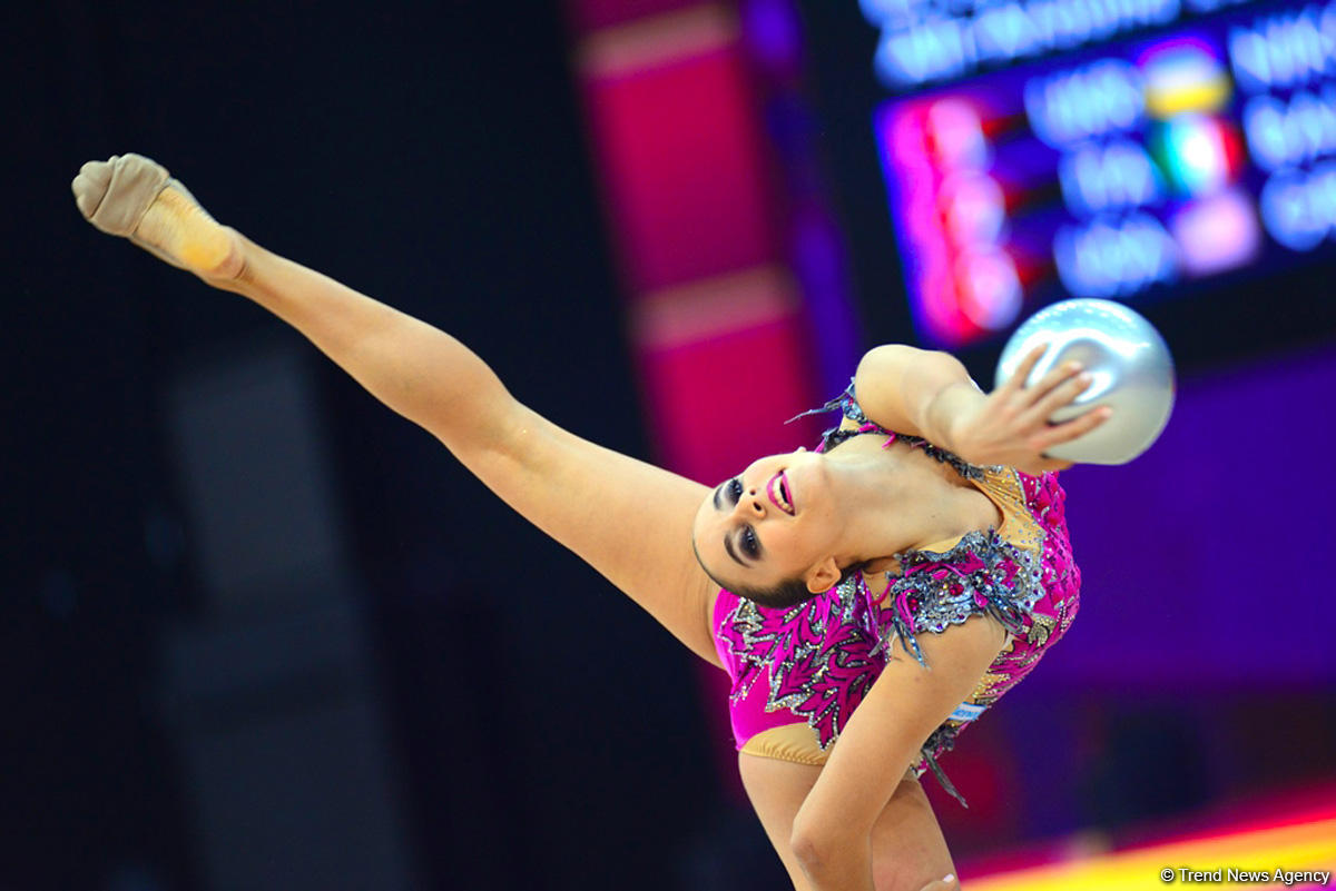 Competitions of 37th Rhythmic Gymnastics World Championships underway in Baku (PHOTO)