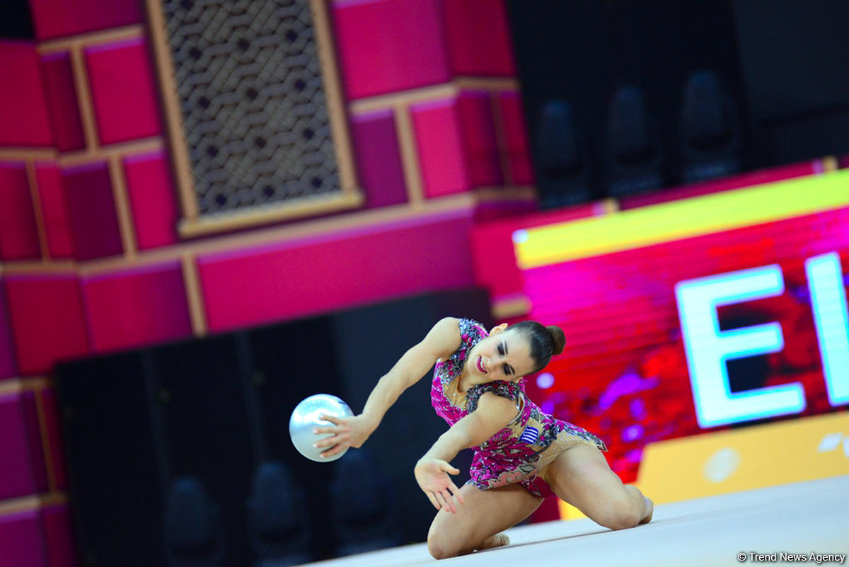 Competitions of 37th Rhythmic Gymnastics World Championships underway in Baku (PHOTO)