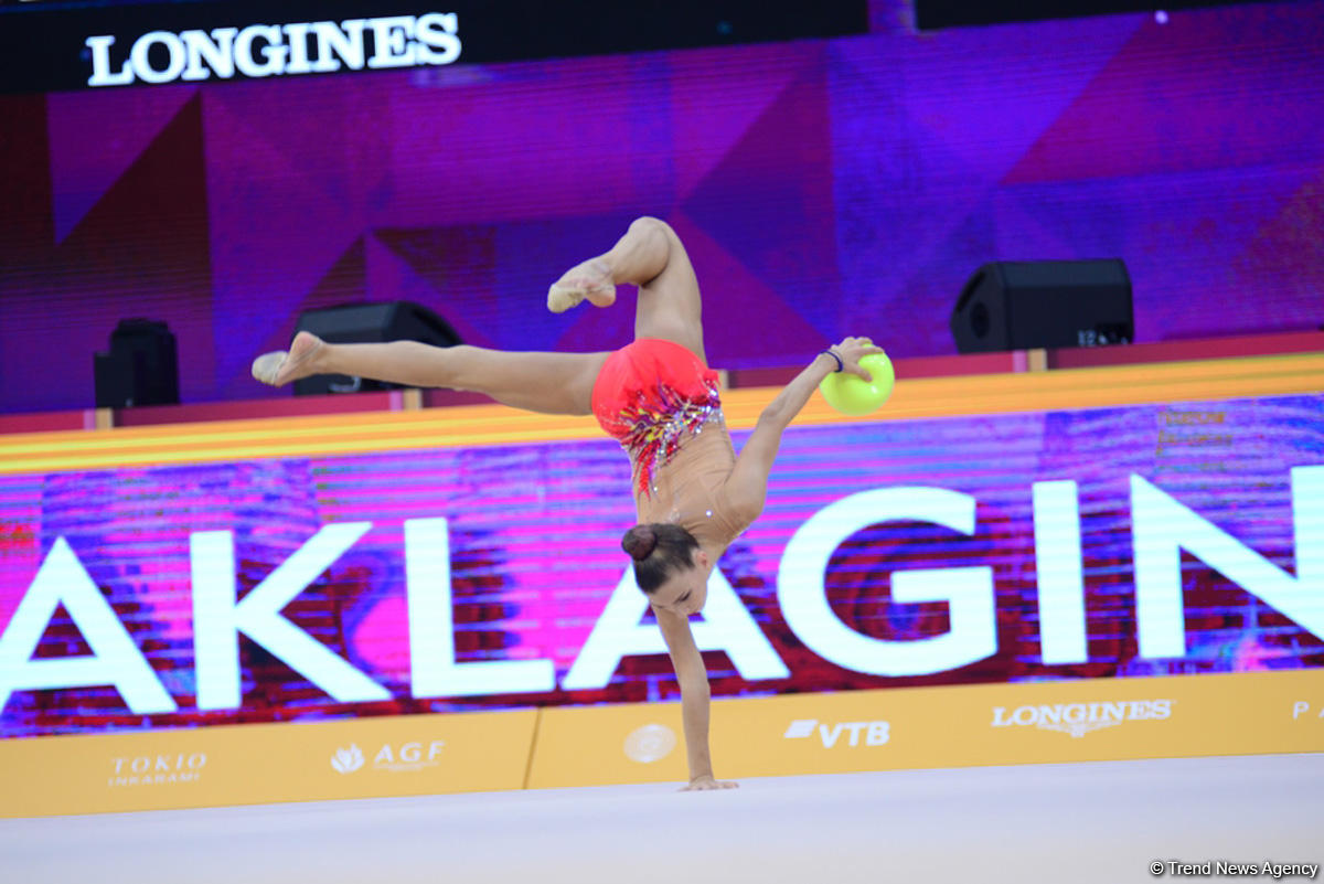 Competitions of 37th Rhythmic Gymnastics World Championships underway in Baku (PHOTO)