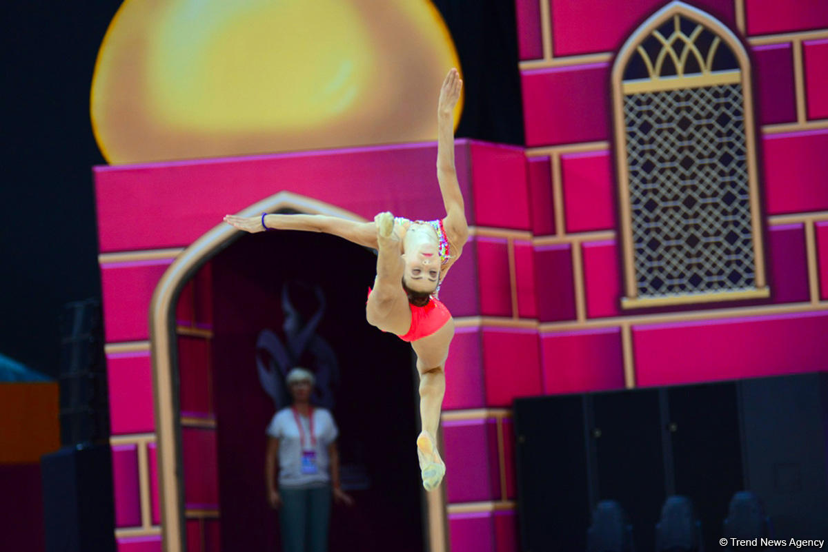 Competitions of 37th Rhythmic Gymnastics World Championships underway in Baku (PHOTO)