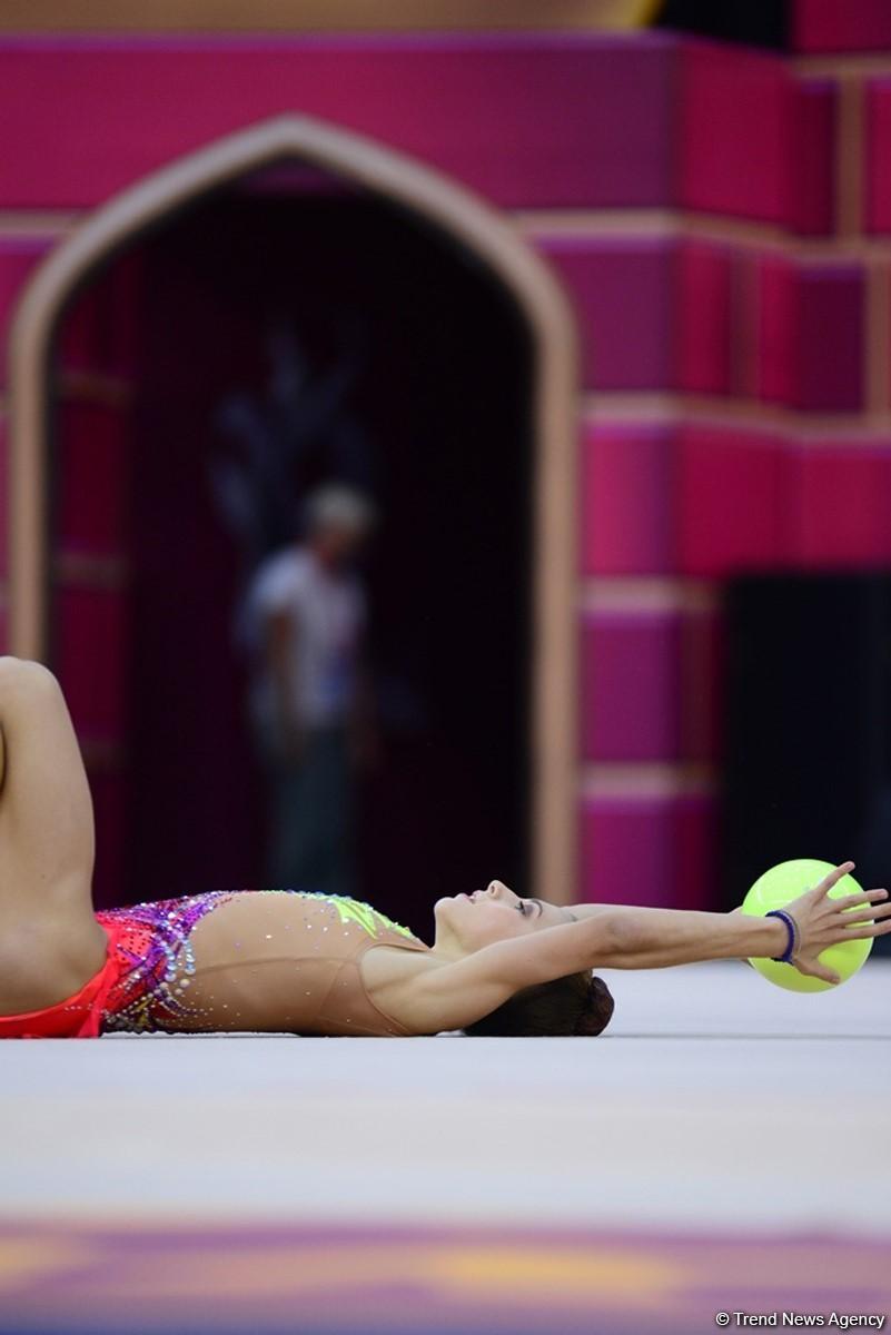Competitions of 37th Rhythmic Gymnastics World Championships underway in Baku (PHOTO)