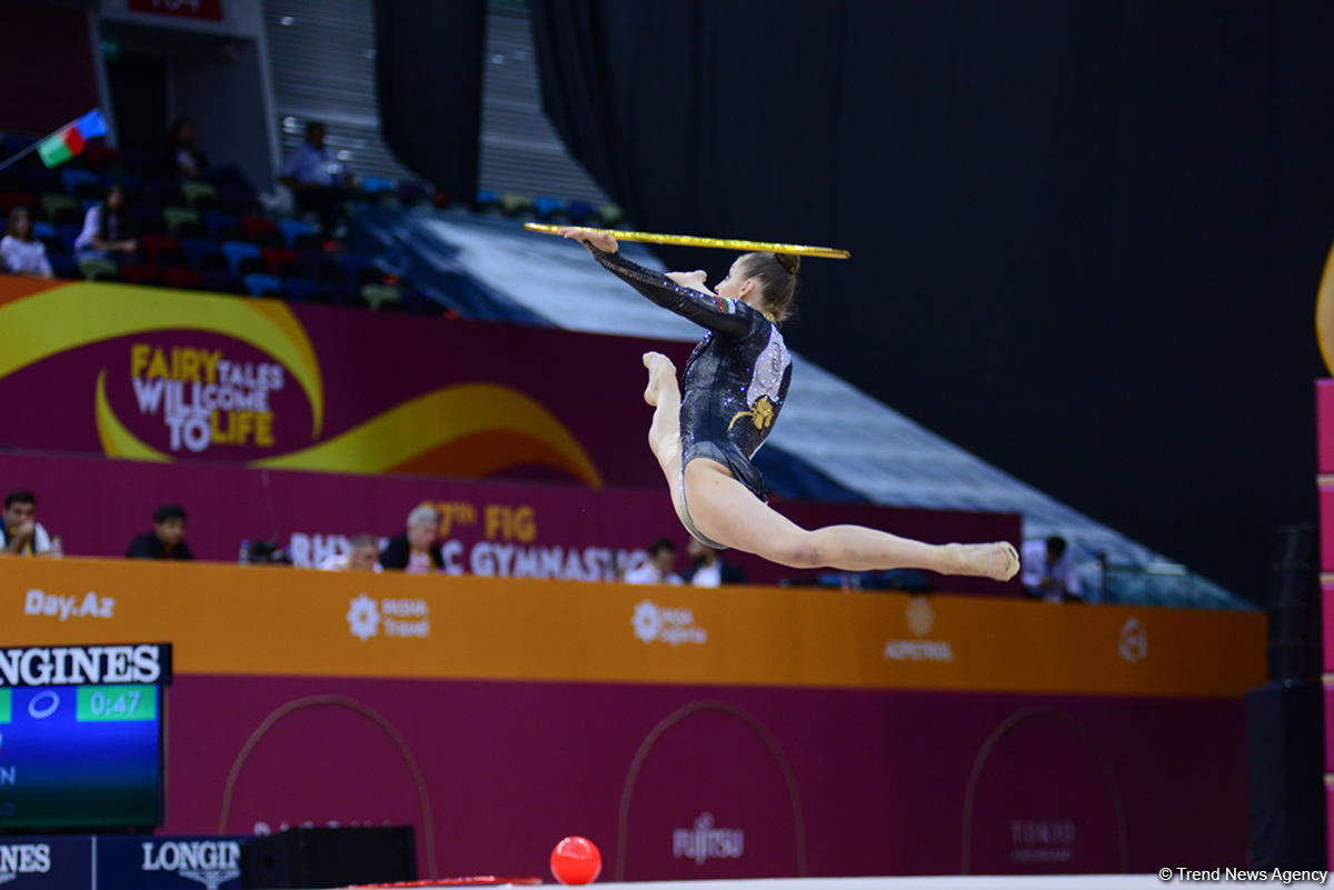 Competitions of 37th Rhythmic Gymnastics World Championships underway in Baku (PHOTO)