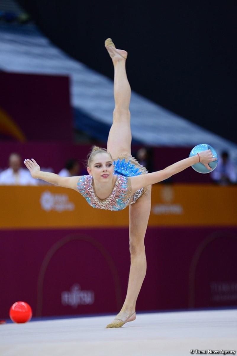 Competitions of 37th Rhythmic Gymnastics World Championships underway in Baku (PHOTO)