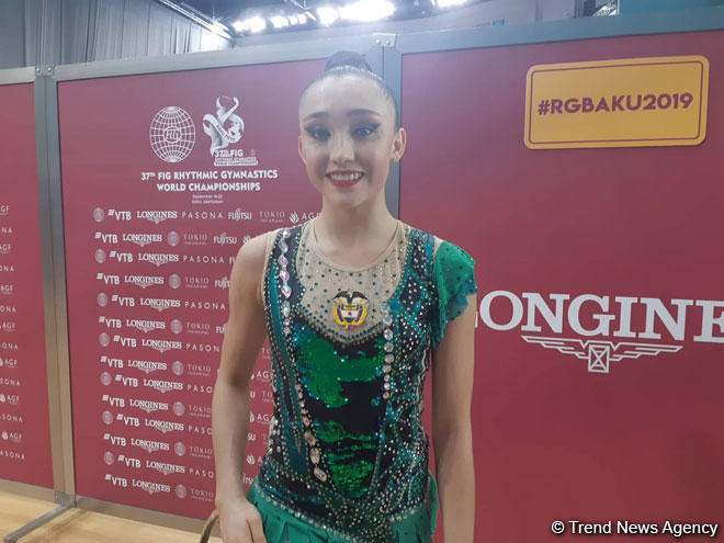 Hall of National Gymnastics Arena in Baku magnificent - Colombian athlete
