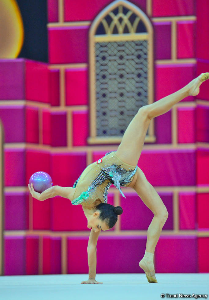 2nd day of 37th Rhythmic Gymnastics World Championships kicks off in Baku (PHOTO)