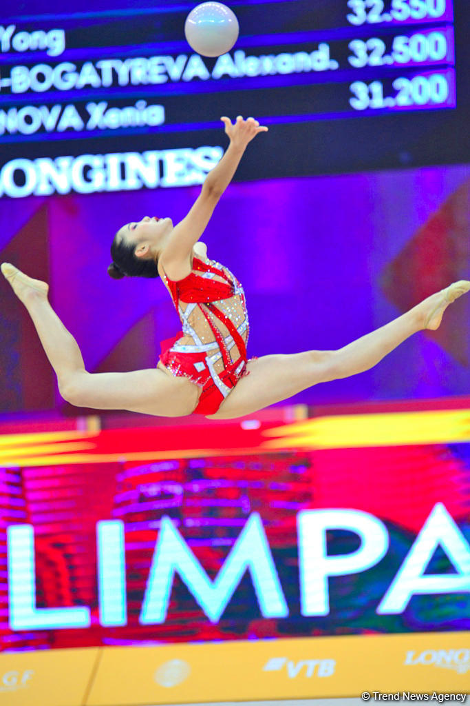 2nd day of 37th Rhythmic Gymnastics World Championships kicks off in Baku (PHOTO)