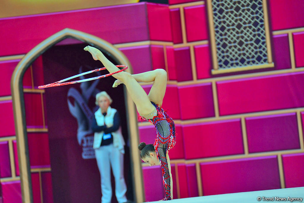 2nd day of 37th Rhythmic Gymnastics World Championships kicks off in Baku (PHOTO)