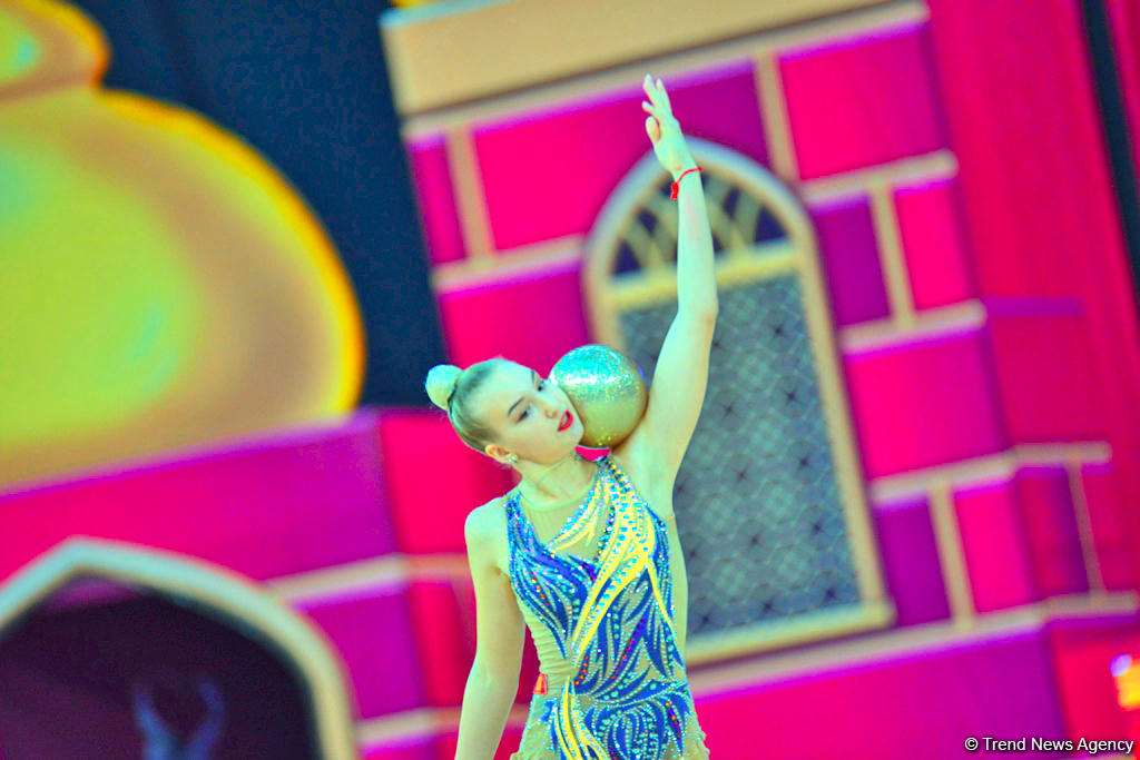 2nd day of 37th Rhythmic Gymnastics World Championships kicks off in Baku (PHOTO)
