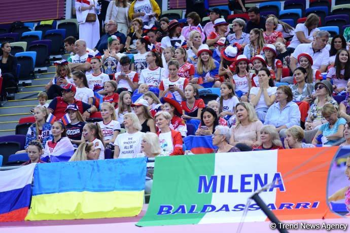 Finals of 37th Rhythmic Gymnastics World Championships kick off in Baku (PHOTO)