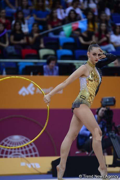 Finals of 37th Rhythmic Gymnastics World Championships kick off in Baku (PHOTO)