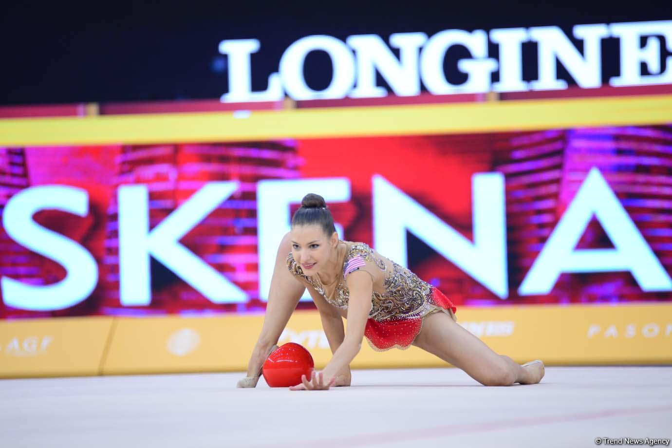 Finals of 37th Rhythmic Gymnastics World Championships kick off in Baku (PHOTO)