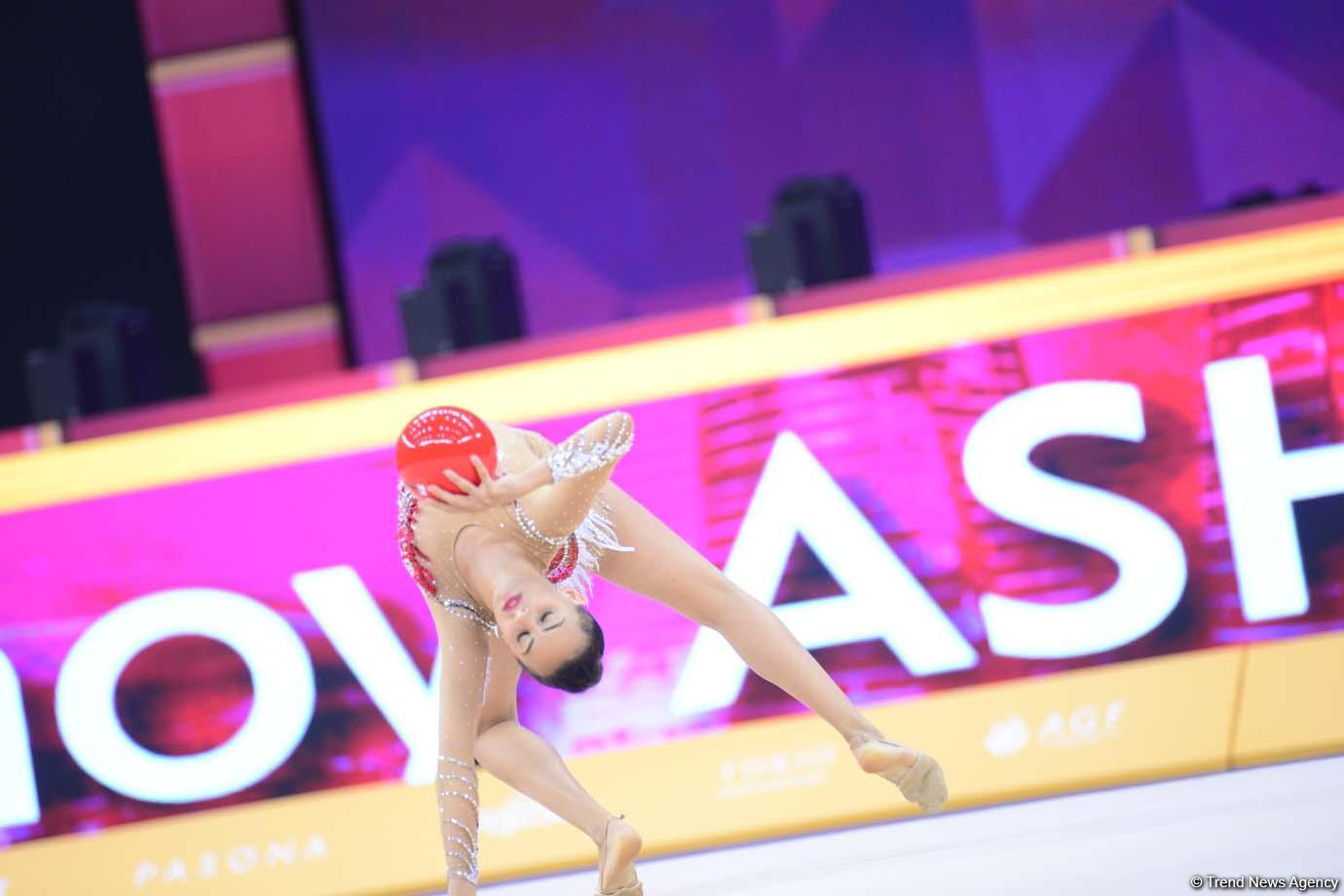 Finals of 37th Rhythmic Gymnastics World Championships kick off in Baku (PHOTO)