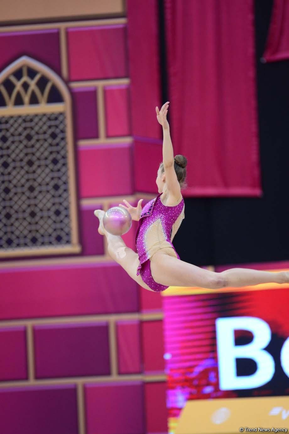 Finals of 37th Rhythmic Gymnastics World Championships kick off in Baku (PHOTO)