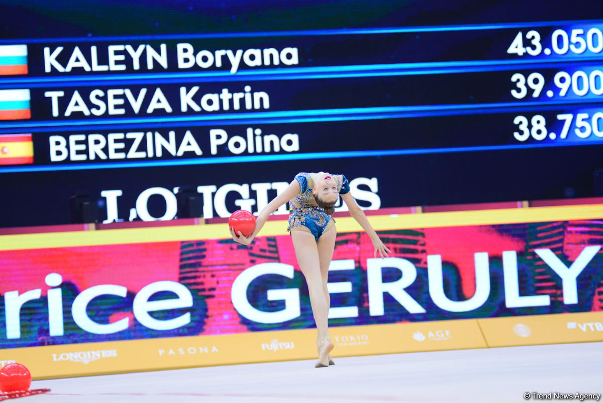 2nd day of 37th Rhythmic Gymnastics World Championships kicks off in Baku (PHOTO)