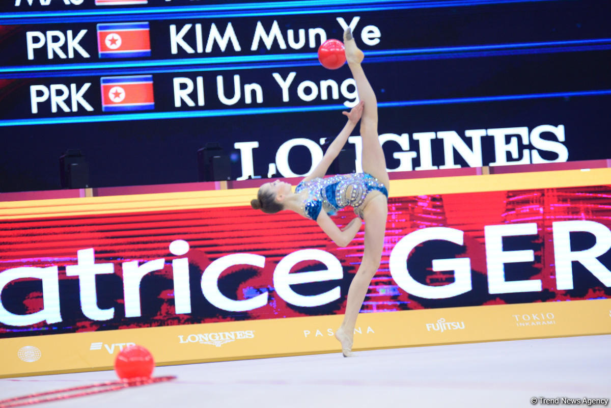2nd day of 37th Rhythmic Gymnastics World Championships kicks off in Baku (PHOTO)