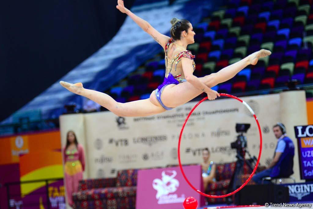 Best moments of 2nd day of Rhythmic Gymnastics World Championships in Baku (PHOTO)