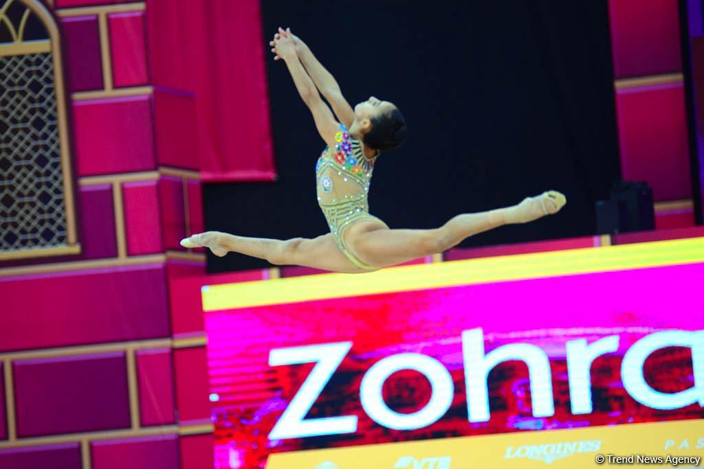 Best moments of 2nd day of Rhythmic Gymnastics World Championships in Baku (PHOTO)