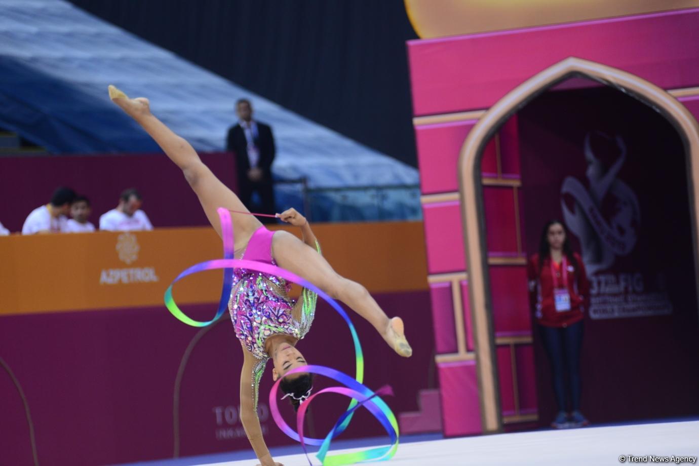 Day 3 of competitions in 37th Rhythmic Gymnastics World Championships kicks off in Baku (PHOTO)