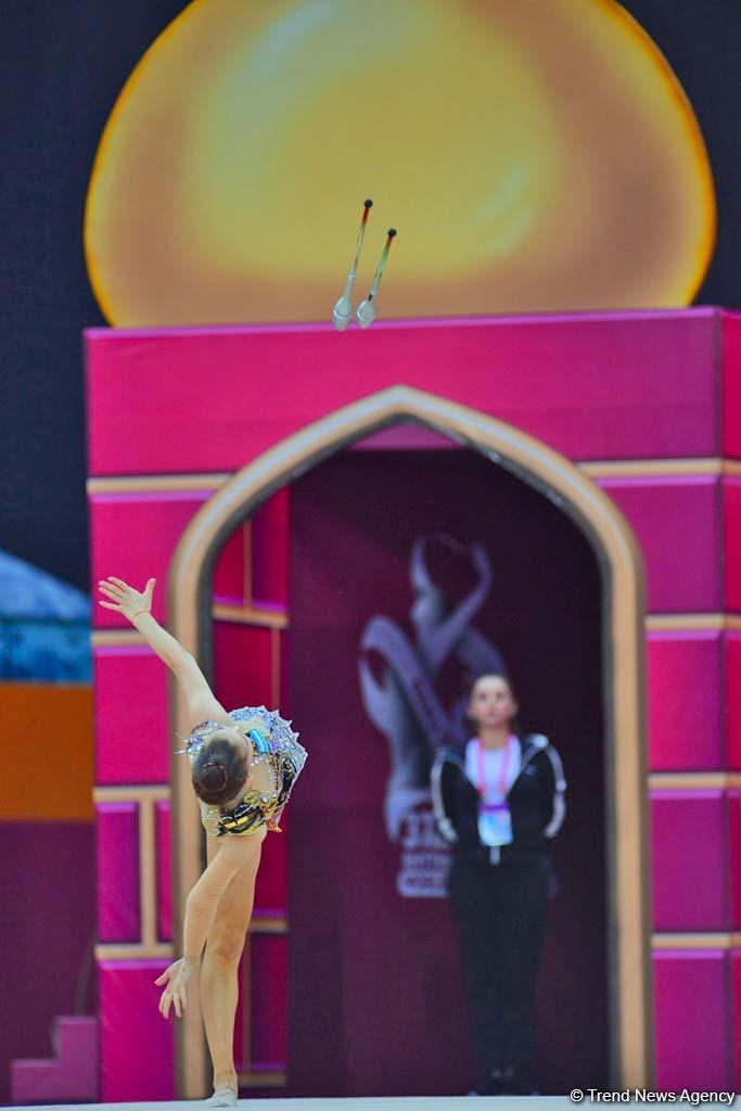 Day 3 of competitions in 37th Rhythmic Gymnastics World Championships kicks off in Baku (PHOTO)