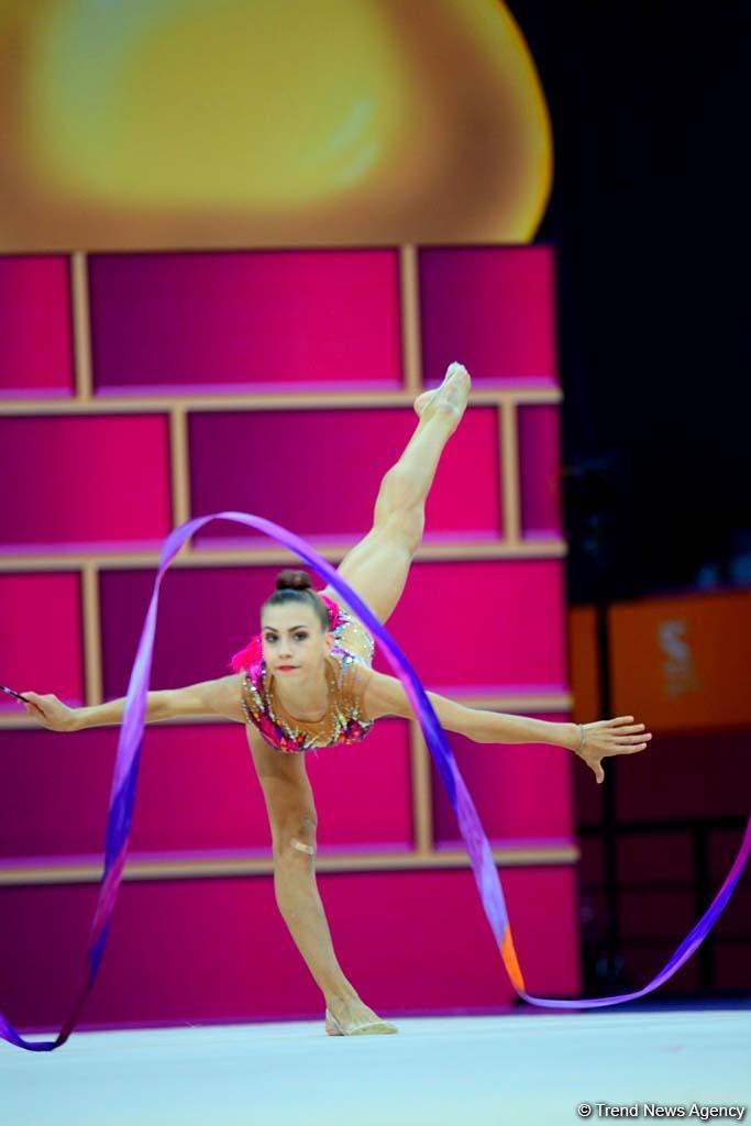 Competitions of 37th Rhythmic Gymnastics World Championships underway in Baku (PHOTO)