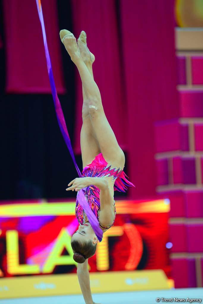 Competitions of 37th Rhythmic Gymnastics World Championships underway in Baku (PHOTO)
