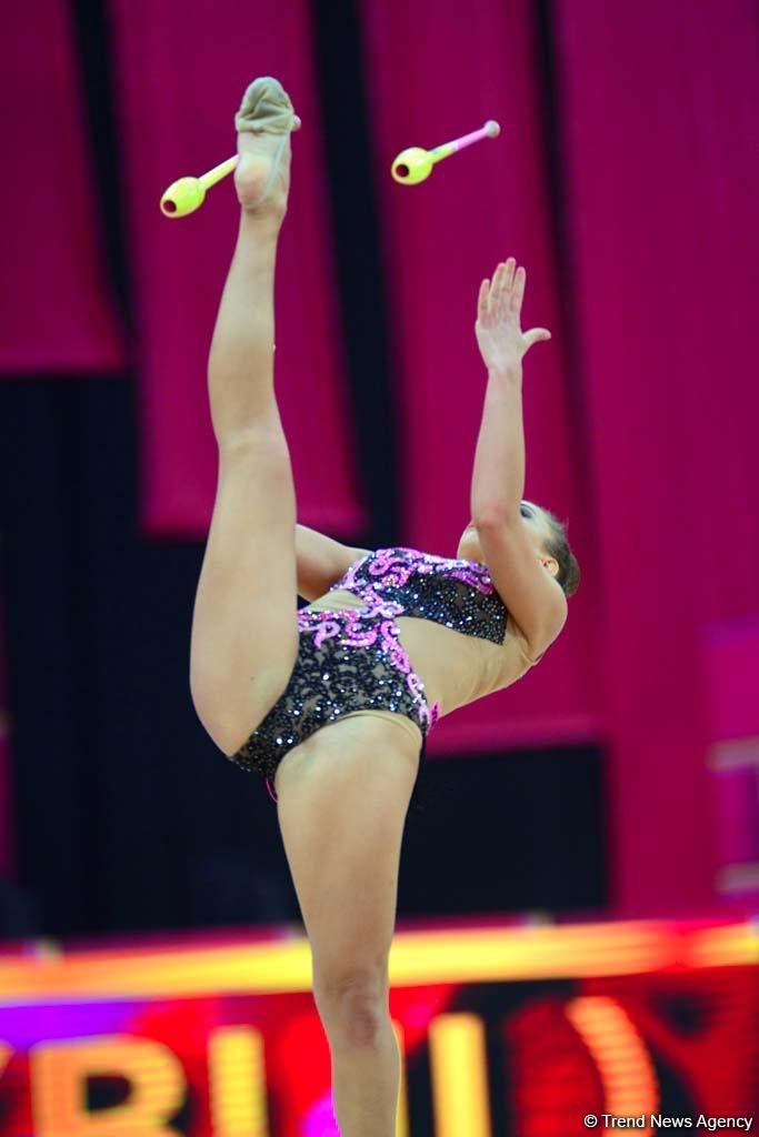 Competitions of 37th Rhythmic Gymnastics World Championships underway in Baku (PHOTO)