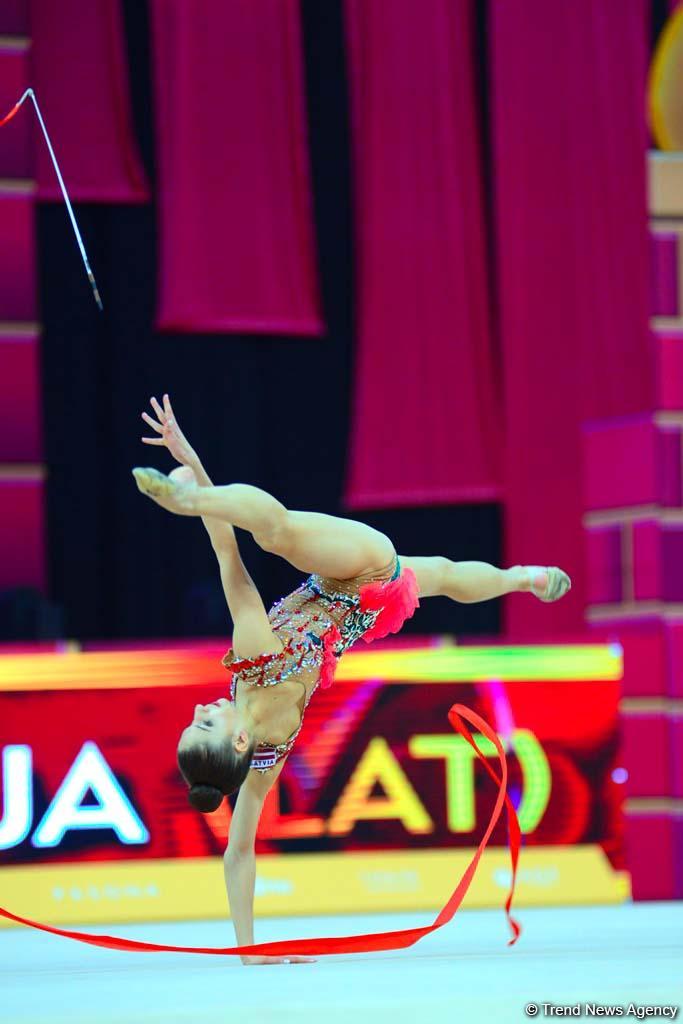 Competitions of 37th Rhythmic Gymnastics World Championships underway in Baku (PHOTO)