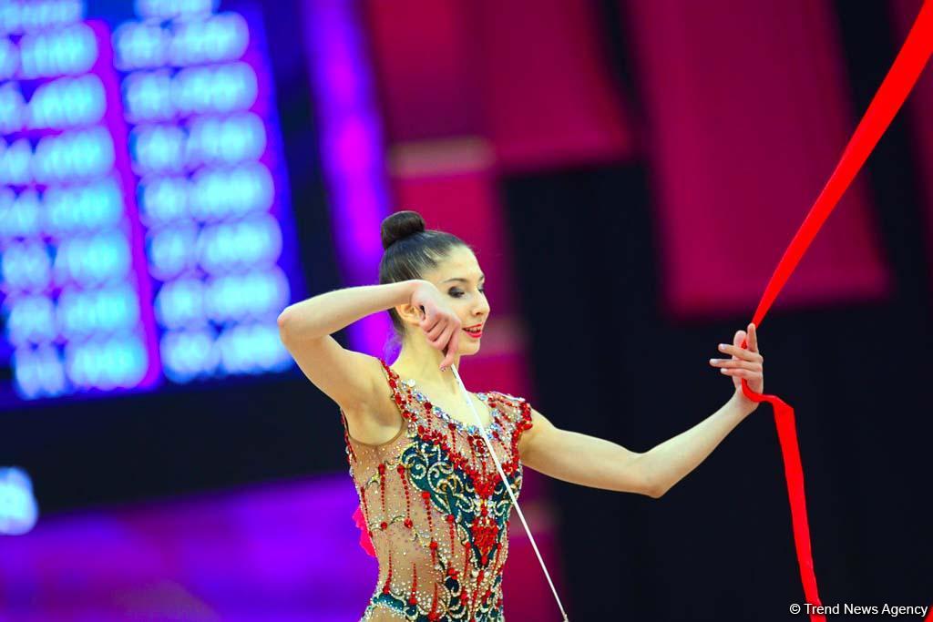Competitions of 37th Rhythmic Gymnastics World Championships underway in Baku (PHOTO)