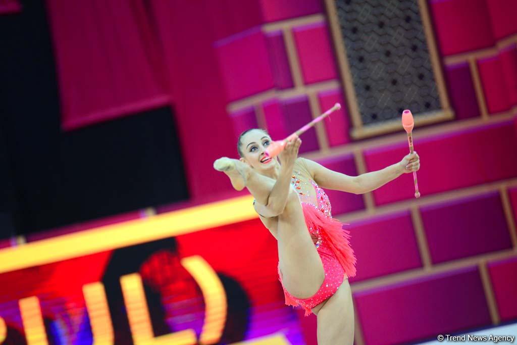 Competitions of 37th Rhythmic Gymnastics World Championships underway in Baku (PHOTO)
