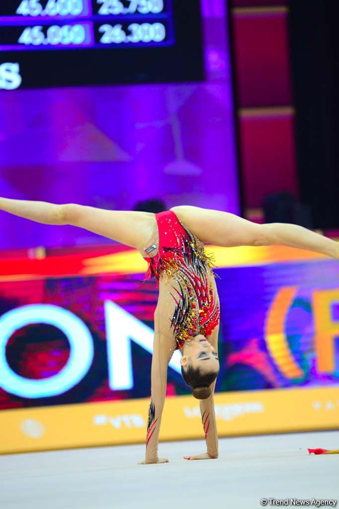 Competitions of 37th Rhythmic Gymnastics World Championships underway in Baku (PHOTO)