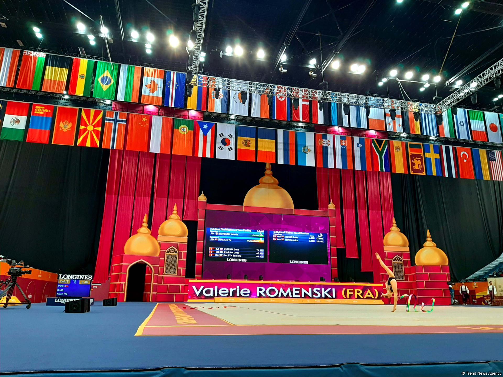 Competitions of 37th Rhythmic Gymnastics World Championships underway in Baku (PHOTO)