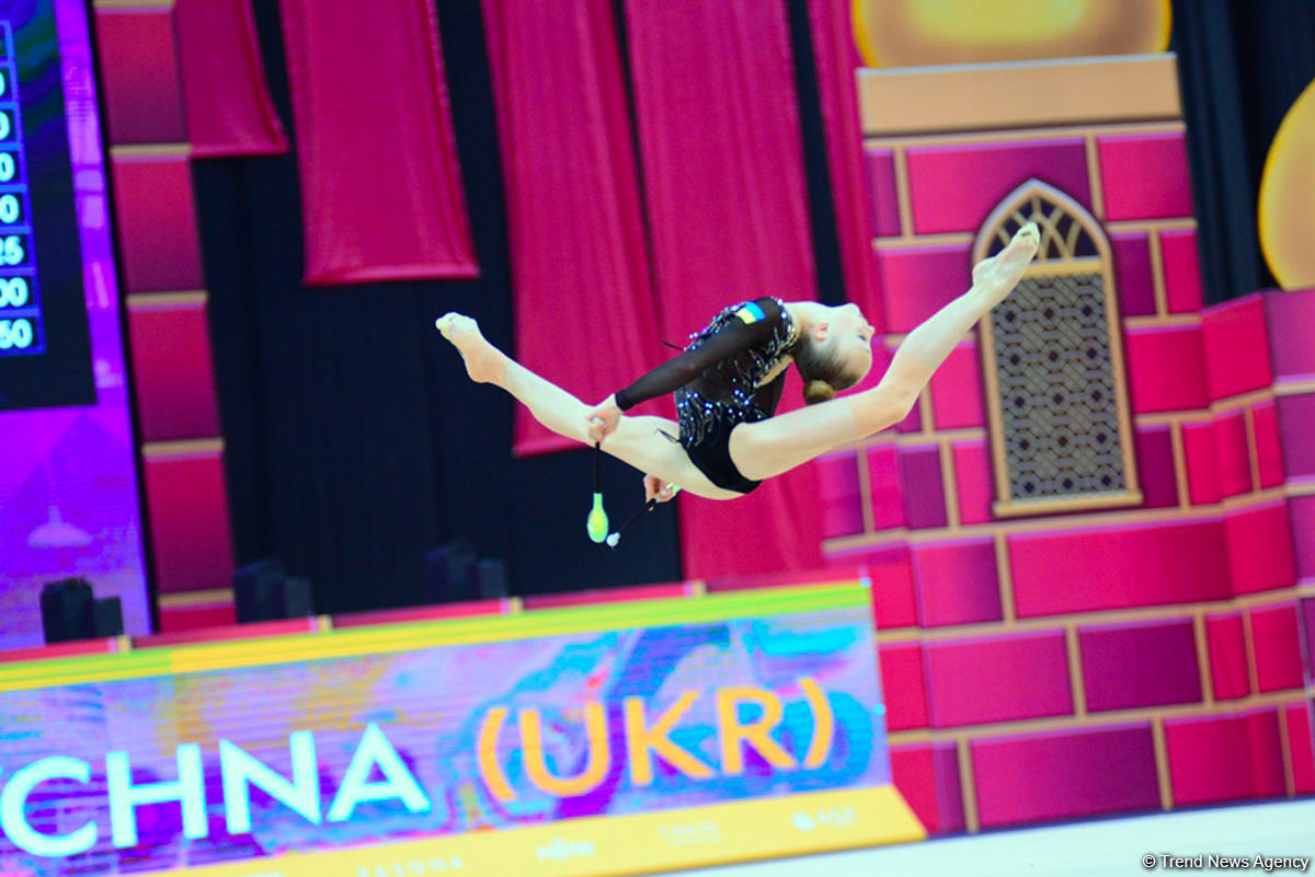 Best moments of Day 3 in 37th Rhythmic Gymnastics World Championships in Baku (PHOTO)