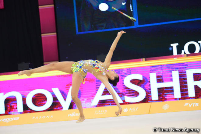 Finals of 37th Rhythmic Gymnastics World Championships kick off in Baku (PHOTO)