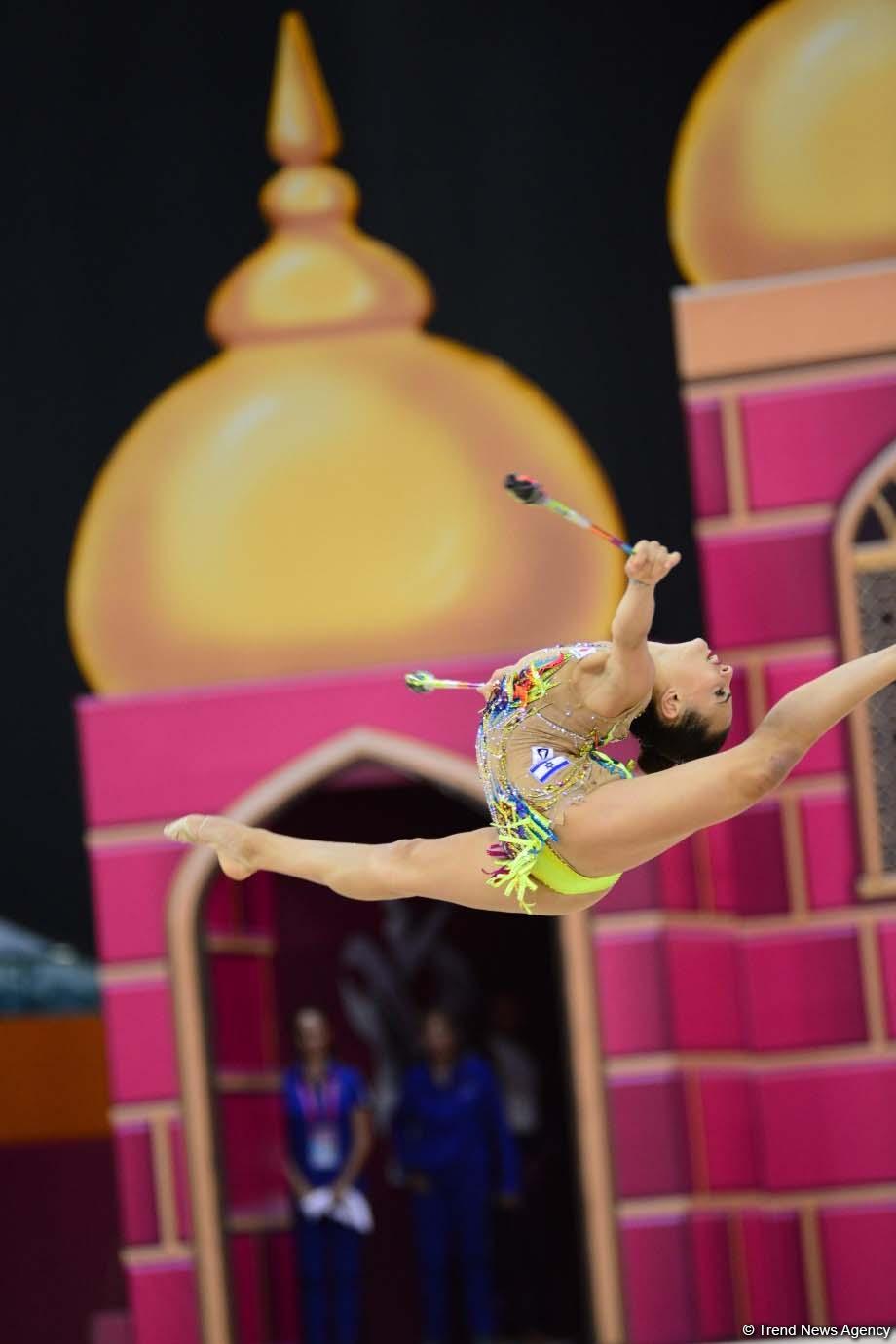Finals of 37th Rhythmic Gymnastics World Championships kick off in Baku (PHOTO)