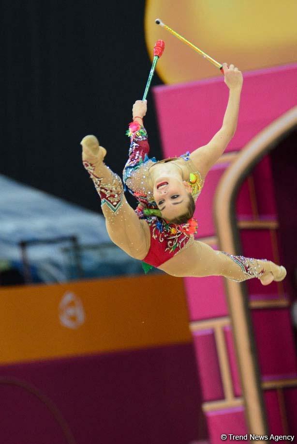 Finals of 37th Rhythmic Gymnastics World Championships kick off in Baku (PHOTO)