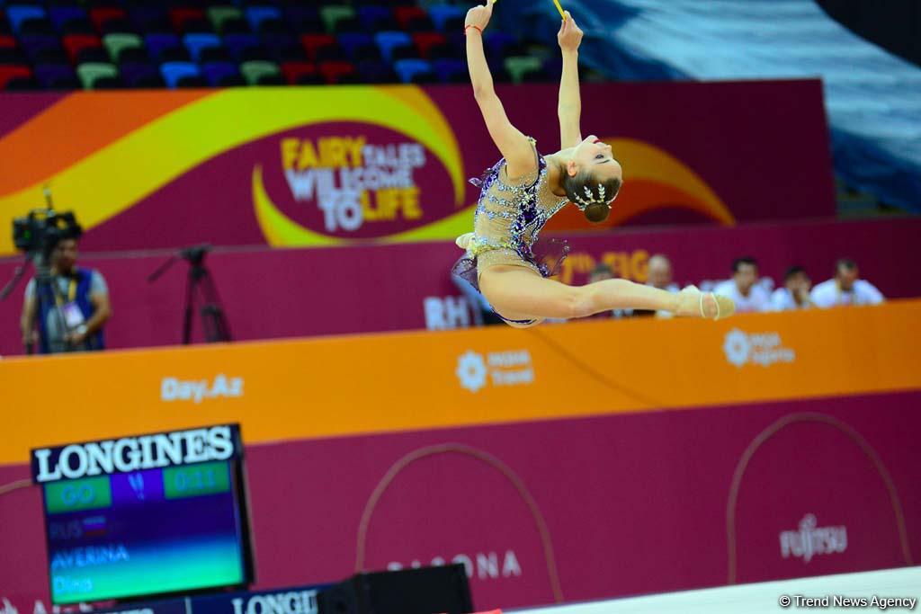 Finals of 37th Rhythmic Gymnastics World Championships kick off in Baku (PHOTO)