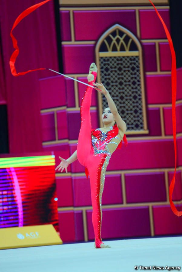 Day 4 of competitions in 37th Rhythmic Gymnastics World Championships underway in Baku (PHOTO)