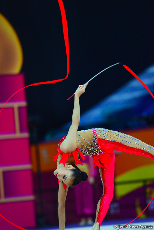 Day 4 of competitions in 37th Rhythmic Gymnastics World Championships underway in Baku (PHOTO)