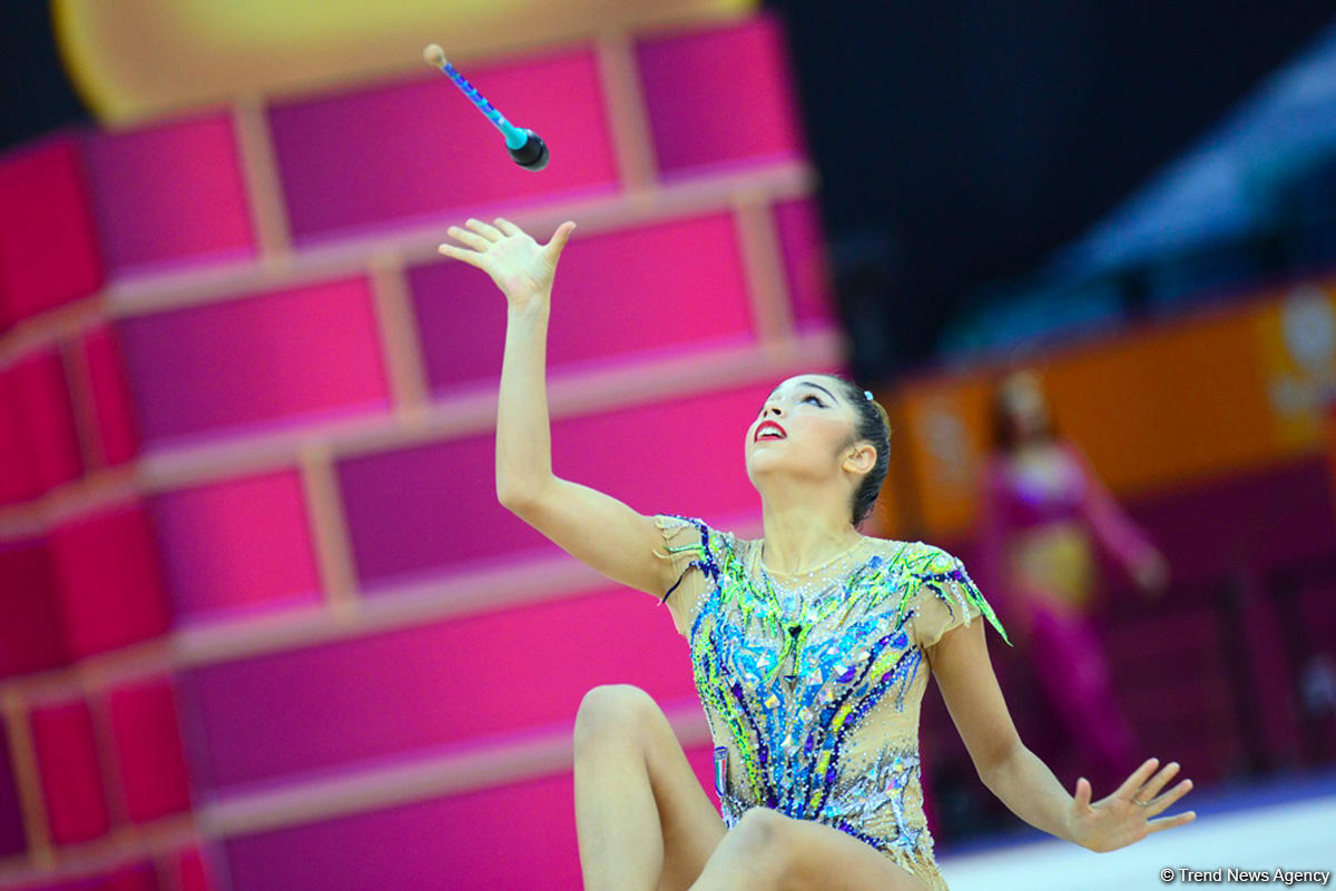 Day 4 of competitions in 37th Rhythmic Gymnastics World Championships underway in Baku (PHOTO)