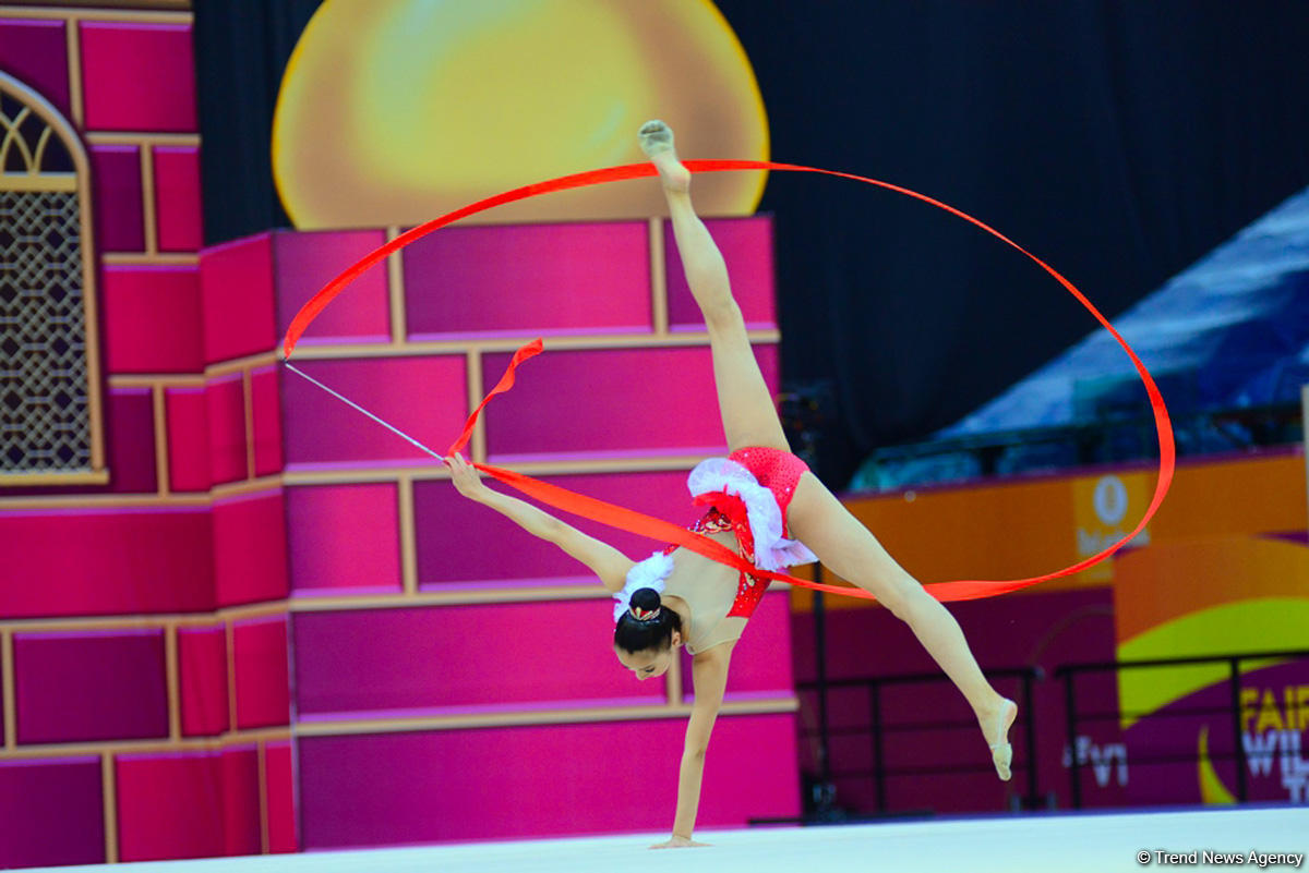 Day 4 of competitions in 37th Rhythmic Gymnastics World Championships underway in Baku (PHOTO)