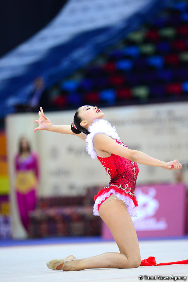 Day 4 of competitions in 37th Rhythmic Gymnastics World Championships underway in Baku (PHOTO)
