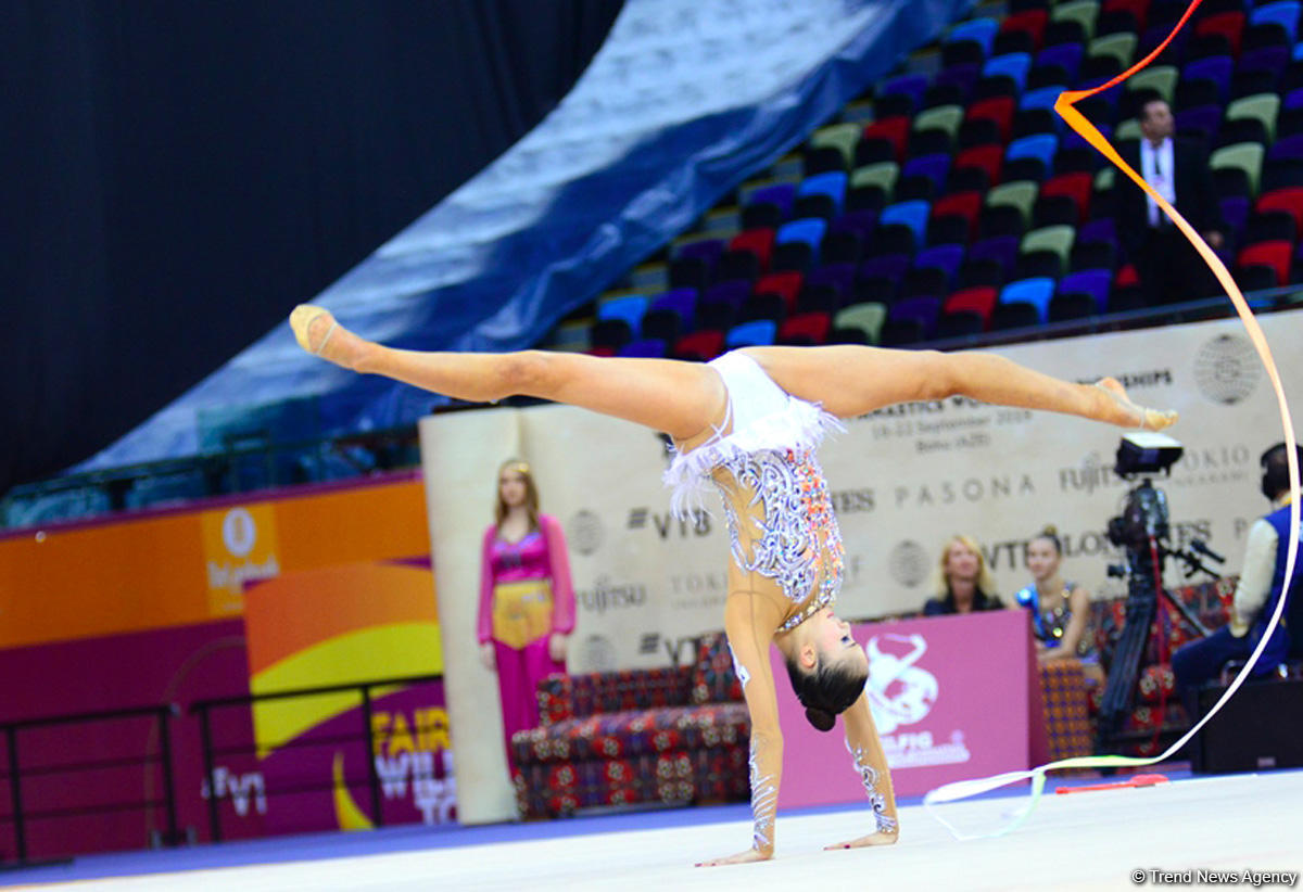 Day 4 of competitions in 37th Rhythmic Gymnastics World Championships underway in Baku (PHOTO)