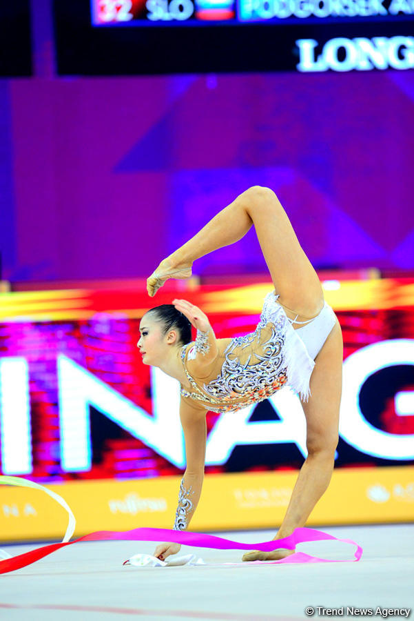 Day 4 of competitions in 37th Rhythmic Gymnastics World Championships underway in Baku (PHOTO)