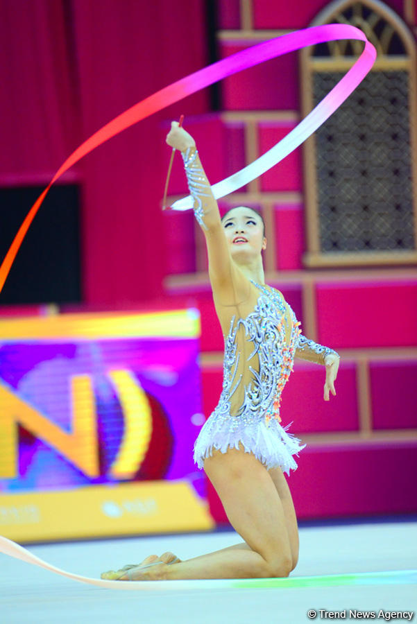 Day 4 of competitions in 37th Rhythmic Gymnastics World Championships underway in Baku (PHOTO)