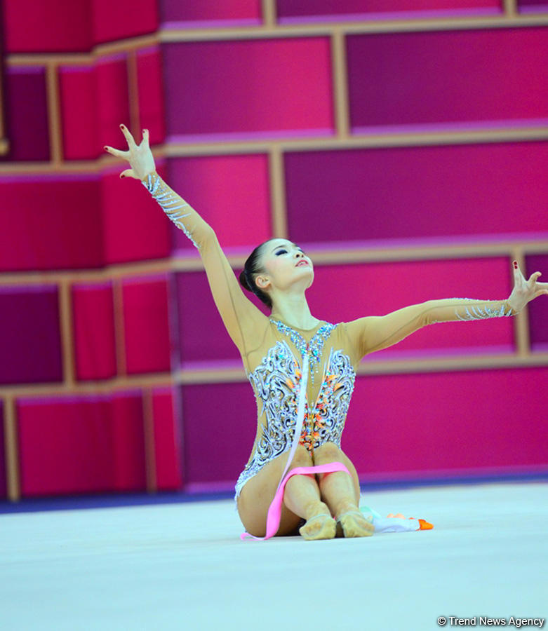 Day 4 of competitions in 37th Rhythmic Gymnastics World Championships underway in Baku (PHOTO)