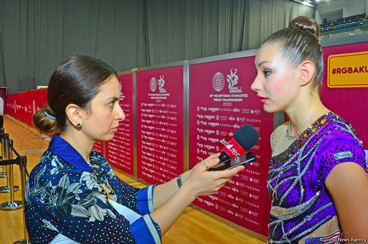 US athletes impressed by National Gymnastics Arena in Baku (PHOTO)