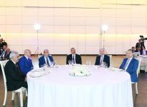 President Ilham Aliyev attended ceremony to mark 25th anniversary of Contract of the Century and Oil Workers Day (PHOTO)