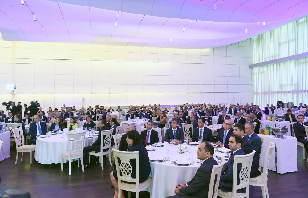 President Ilham Aliyev attended ceremony to mark 25th anniversary of Contract of the Century and Oil Workers Day (PHOTO)