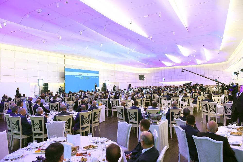 President Ilham Aliyev attended ceremony to mark 25th anniversary of Contract of the Century and Oil Workers Day (PHOTO)